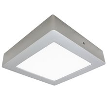 Plafón LED cuadrado 40x40 30W plata