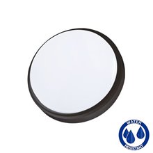 Plafón LED redondo IP54 Ø17x4,5cm 12W negro