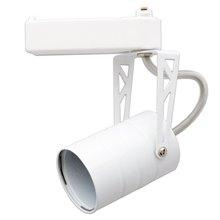 Foco carril cilíndrico GU10 blanco