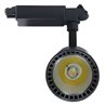 Foco LED carril orientable 30W negro