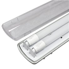 Pantalla estanca 2 tubos 120cm