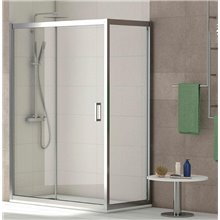 Mampara de ducha frontal con fijo Austin Futurbaño