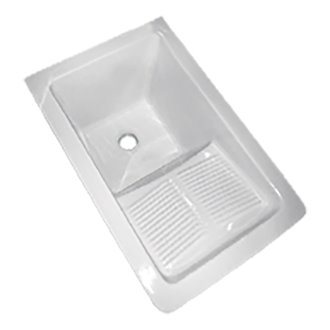 Lavadero de pila con escurridero 60x40cm TEGLER