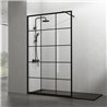 Mampara frontal panel fijo SCREEN BLACK CHESS GME