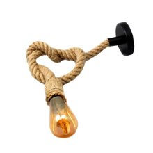 Lámpara colgante cuerda E27