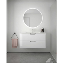 Mueble de baño 2 cajones con lavabo cerámico 100cm Life Royo