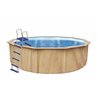 Piscina redonda de chapa de acero reforzada IRATI 300 K2O