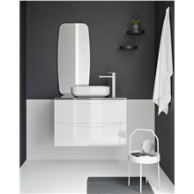 Mueble de baño con lavabo cerámico sobre encimera 90cm Love Royo