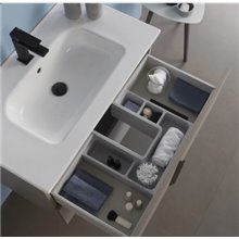 Mueble de baño con lavabo cerámico 2 cajones 100cm Onix+ Royo