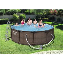 Piscina desmontable redonda 366 Rattan Bestway