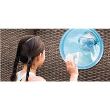 Piscina Power Steel Rattan 488 Bestway