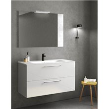 Mueble de baño con lavabo cerámico 100cm Easy Royo