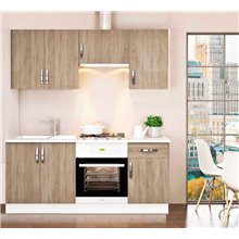 Cocina London blanca 180 sin zócalo ni encimera IberoDepot