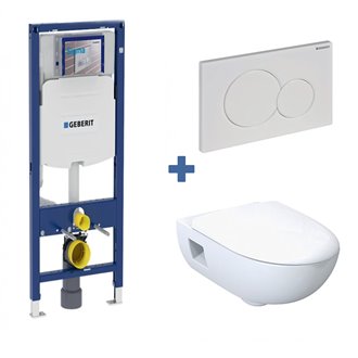 Pack inodoro suspendido Geberit Smyle Rimfree
