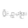 Inodoro Rimless tanque alto blanco mate Beyond Roca de 58cm
