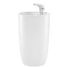Lavabo con pedestal Beyond 50x45cm Roca