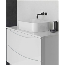 Mueble de baño con lavabo cerámico sobre encimera 70cm Love Royo