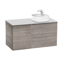 Mueble 100cm con Lavabo sobre encimera Fineceramic Beyond Roca