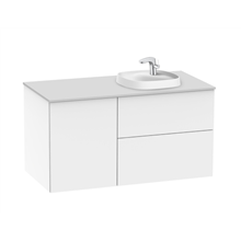 Mueble 100cm con Lavabo encastrado Fineceramic Beyond Roca