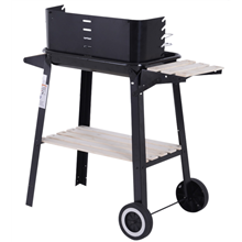 Barbacoa Grill con parrillas ajustables - Outsunny