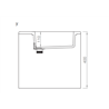 Lavabo Olimpia semipedestal H40 Resigres