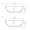 Lavabo Lotto curvo Resigres