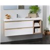 Mueble Life 2 cajones + m&oacute;dulo sin lavabo B10