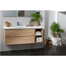 Mueble Life 2 cajones + módulo sin lavabo B10