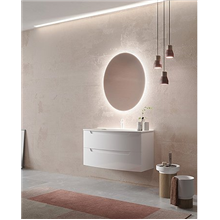 Mueble de baño con lavabo cerámico 80cm Soft Royo