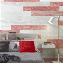 Revestimiento CABANE Rojo GROSFILLEX