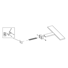 Soporte de pared para apliques - OXEN