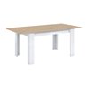 Mesa extensible ROBLE CANADIAN Y BLANCO ARTIK Iberodepot