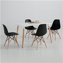 Mesa rectangular ECO Iberodepot