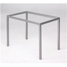 ESTRUCTURA mesa cristal gris Iberodepot
