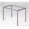 ESTRUCTURA mesa cristal gris Iberodepot