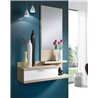 Mueble de recibidor con espejo Iberodepot
