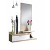Mueble de recibidor con espejo Iberodepot