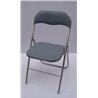 Silla plegable B&Aacute;SICA gris IberoDepot