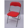 Silla plegable B&Aacute;SICA roja IberoDepot