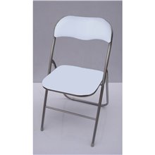 Silla plegable BÁSICA blanco IberoDepot