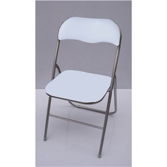 Silla plegable B&Aacute;SICA blanco IberoDepot