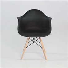 Silla FLY reposabrazos negra IberoDepot