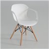 Silla FLY HUECA reposabrazos blanca IberoDepot