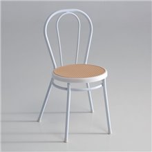 Silla ROLING blanca y haya IberoDepot