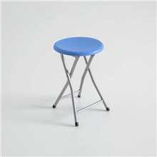 Taburete plegable azul IberoDepot