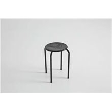 Taburete apilable negro IberoDepot