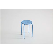 Taburete apilable azul IberoDepot