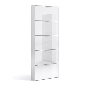 Zapatero 5 puertas blanco Iberodepot