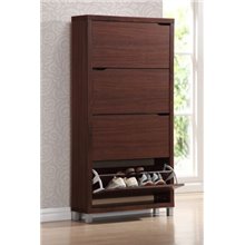 Zapatero KUBOX 4 puertas capuccino Iberodepot