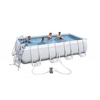Piscina desmontable rectangular 549x274x122 cm Power Steel Arena Bestway
